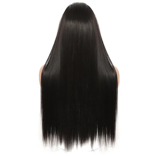 Synthetic Long Silky Straight Wavy and  Curly Headband Wigs Hair Headband for Black Women