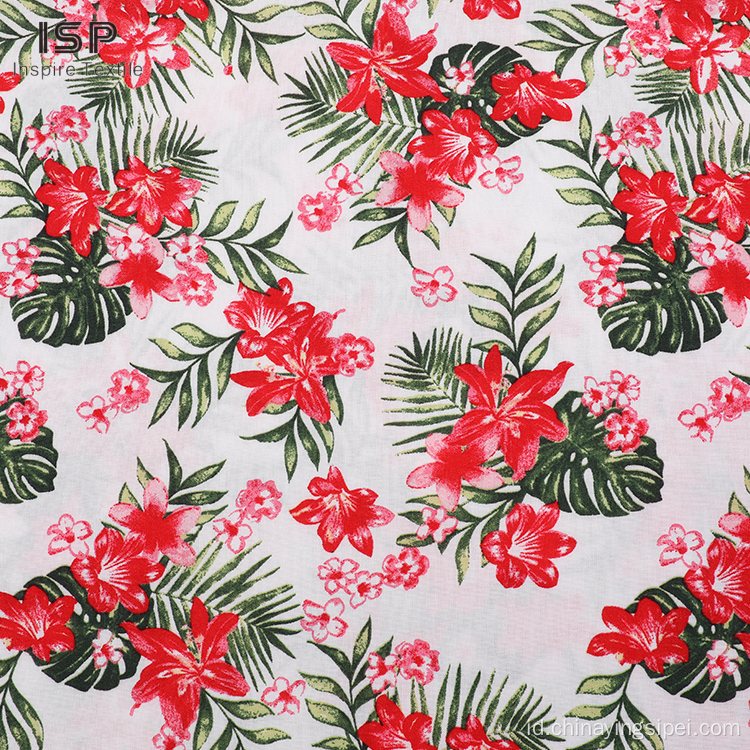 Challis Rayon Viscose Printing Fabric for Women&#39;s Dress