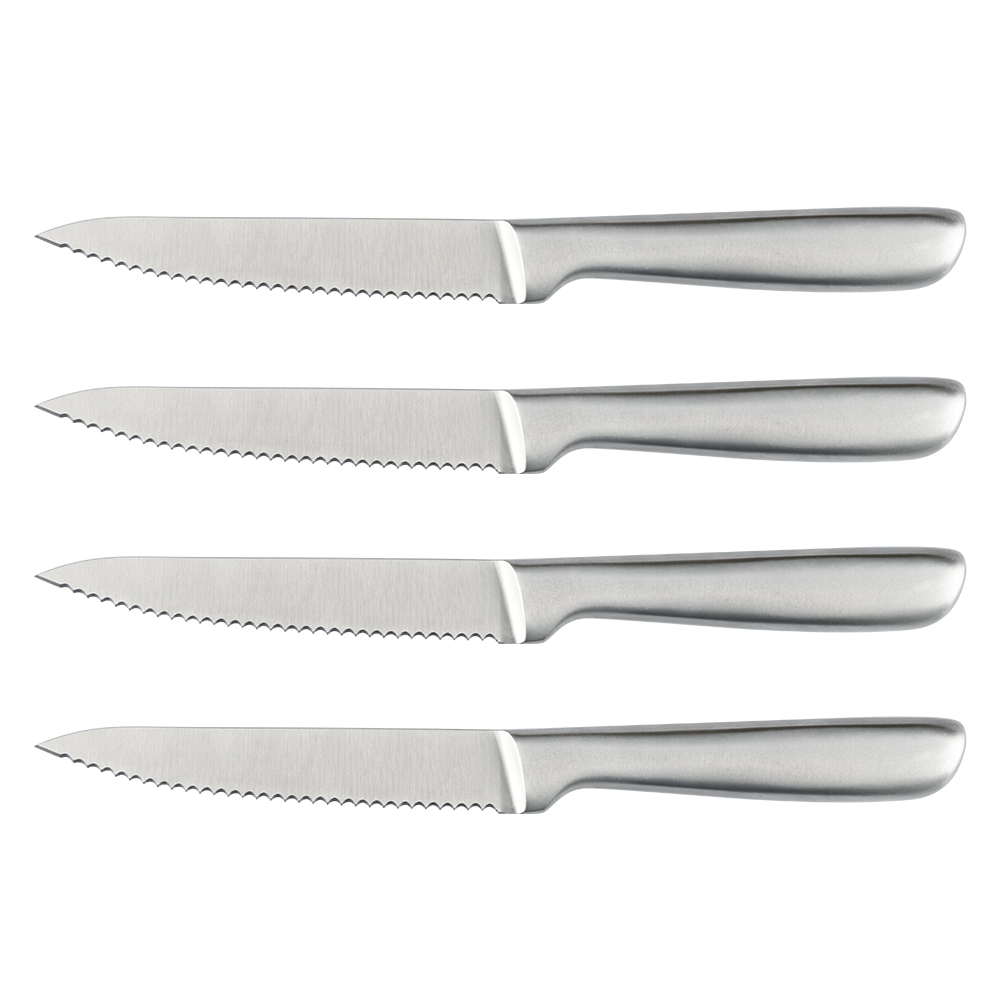 4pcs Steak knife set with hollow handle