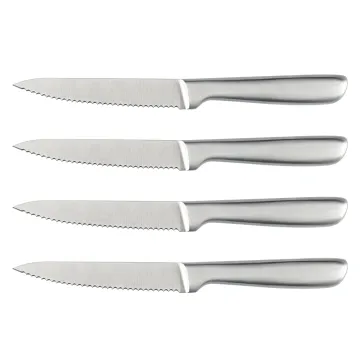 4pcs Steak knife set with hollow handle