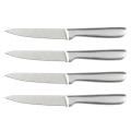 4pcs Steak knife set with hollow handle