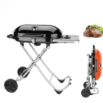 Folding Steel Smokeless Indoor Stove Top BBQ Grill Griddle Combo Rotating Disk Barbecue for Patio Garden Gas Grill