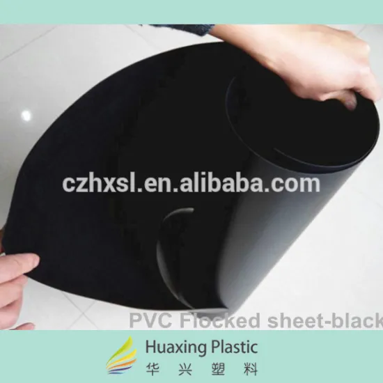 flocked PVC PSplastic sheet for luxury gift box packaging