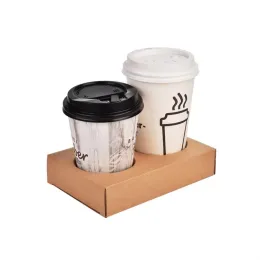 paper cup holder with 2 cups