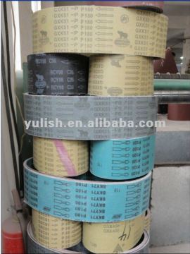 Polishing abrasive grinding belt