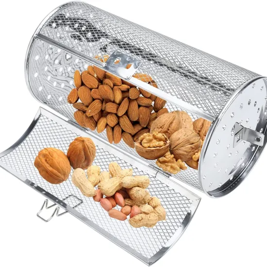 Stainless Steel Grill Cage for Roasting Peanuts and Coffee Beans