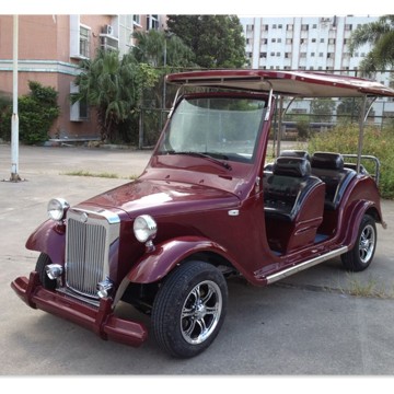 Coche de golf clásico impulsado por gas con certificación CE