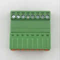 3.81mm pitch 8 pin spring terminal block