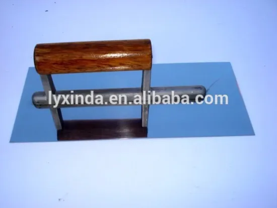 wooden handle plastering trowel with common polishing