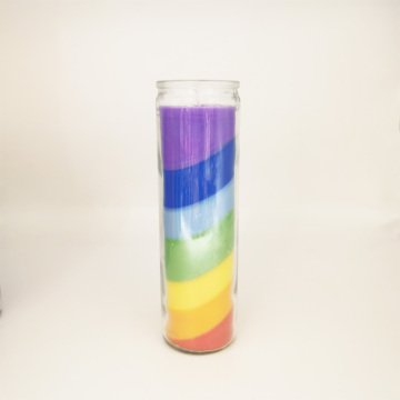 7 дзён чакра Вясёлкавая банка для царквы для царквы