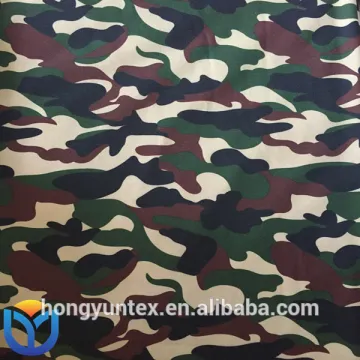 100% polyester super poly printed camouflage fabric
