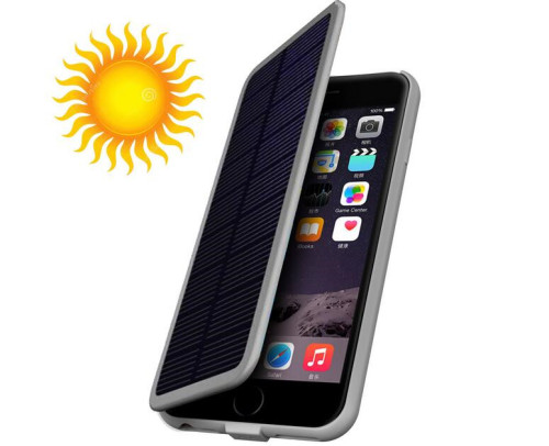 Newly released solar mobile phone charger case 3000mah for iphone7/6/6S