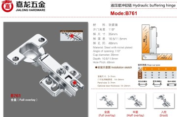 hydraulic & fitted hinge two way