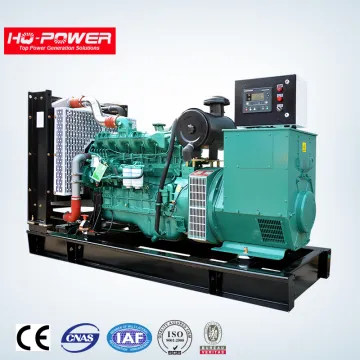 Yuchai diesel engine with 220 volt brushless alternator generator made in china