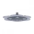 Flower shaped SS304 cover ABS body overhead shower