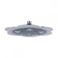 Chrome abs bathroom round rainfall overhead shower