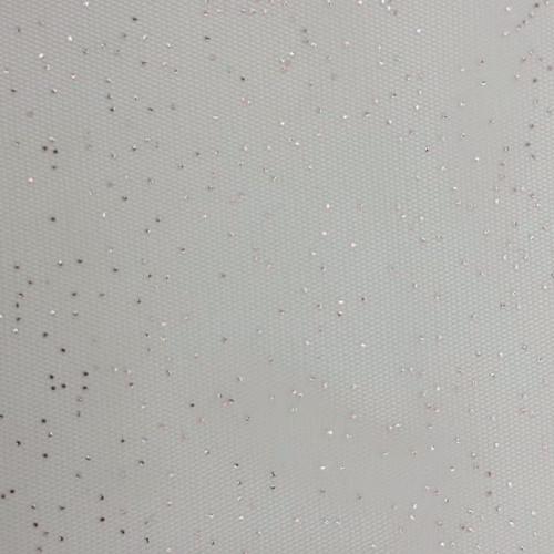 Polyester-Tüll für Mädchen mit Goldpunkten und Foliendruck