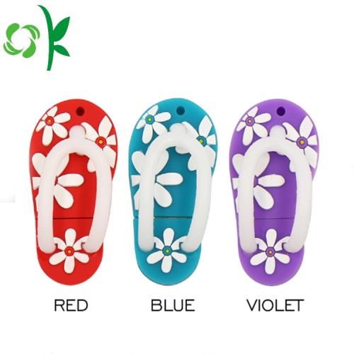 Bộ sưu tập Flip-flop trên bãi biển Silicone Ổ đĩa flash USB