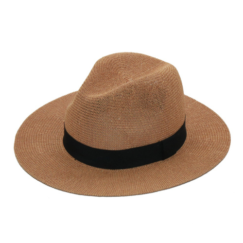 Wholesale Summer Panama Hats For Women Fashion Colorful Jazz Beach Hat Cooling Ladies Summer Straw Hat S1068