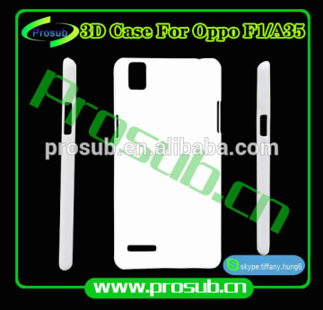 3d sublimation diy blank cell phone case cover skin for Prosub- OPPO F1 & A35