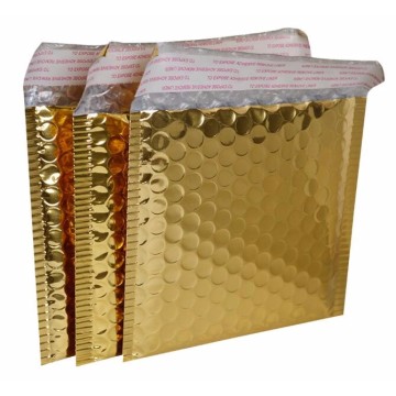 Gold Metallic Packaging Mailer Bags