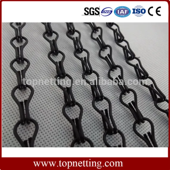 Sparking Aluminum Double Jack Anodized Chain For Modern Curtain