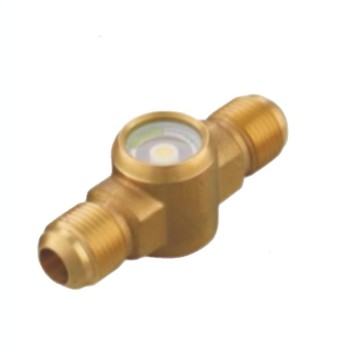 Glosok Cold Storage & HVAC Welding Refrigerant Sight Glass for 3/8 Screw Port