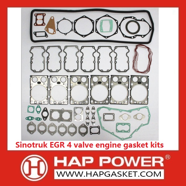 HAP-HD-0017 Sinotruk EGR 4 valve engine gasket kits