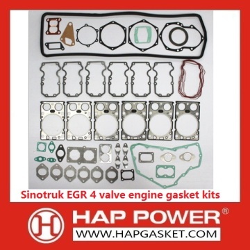 Sinotruk EGR 4 kits de gaxeta do motor de válvula