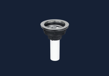 China sanitaryware stainless steel kitchen round waste sink drainer sink strainer