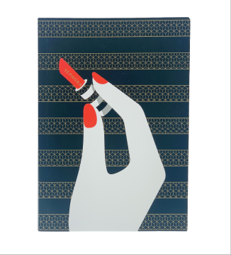 custom paper lipstick notebook