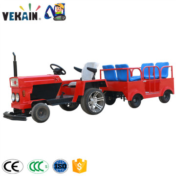 Tractor eléctrico para vehículos turísticos en New Square Amusement Park
