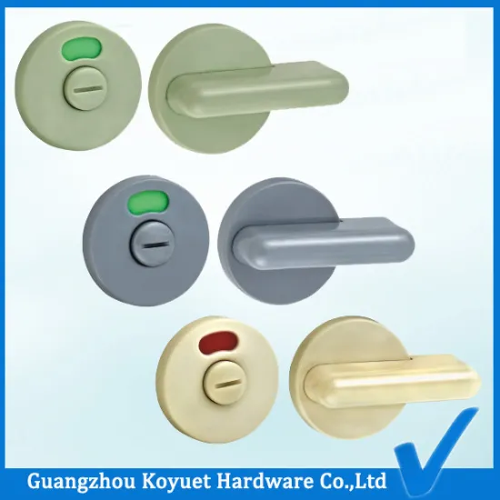 Factory Directly Bathroom Cubicle WC Toilet Plastic Knob Lock