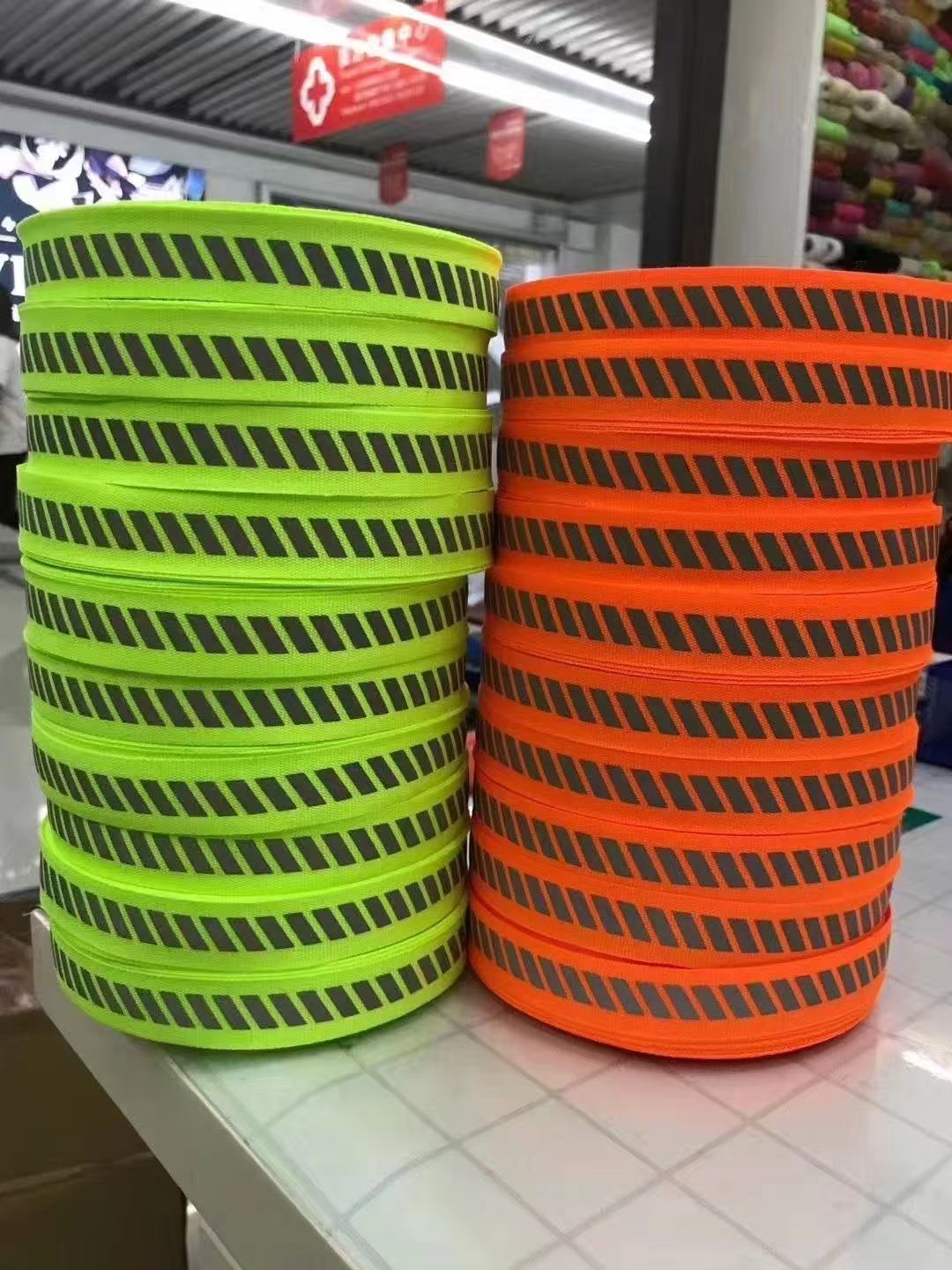 Custom Logo Pattern High-Visibility Warning Tape