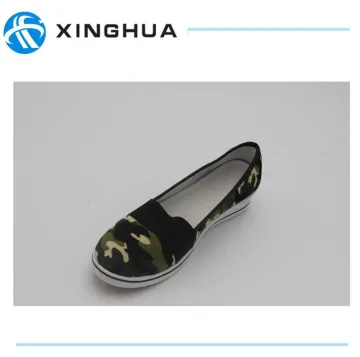Comfortable Women Shoes Canvas Casual Shoes with Military