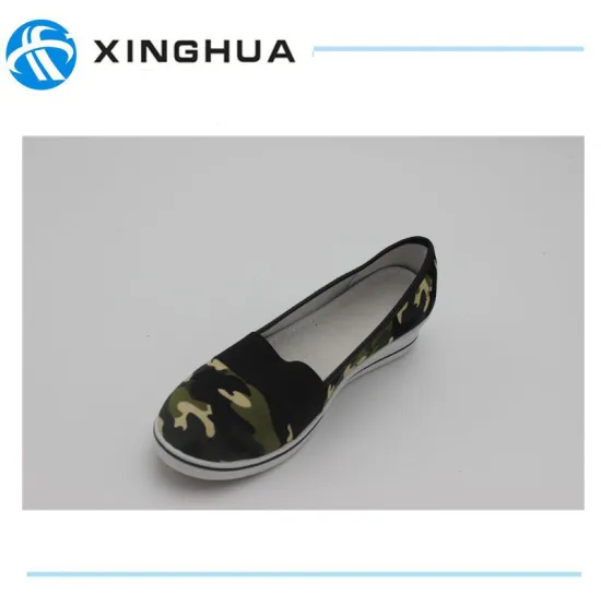 Comfortable Women Shoes Canvas Casual Shoes with Military