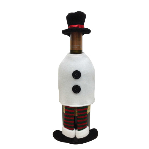 Couvercle de bouteille de vin en forme de bonhomme de neige de Noël