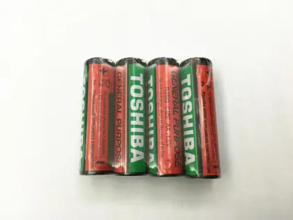 Toshiba AA R6SG carbon zinc battery for toys