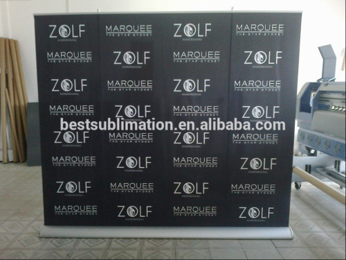 Advertising big size wide base retractable poster banner stand