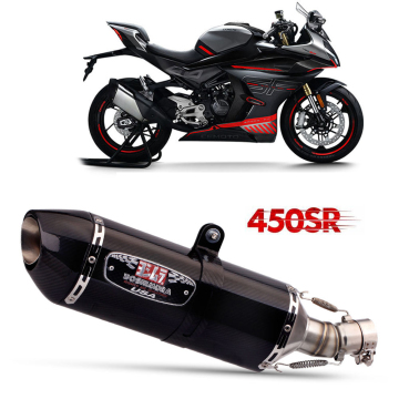 CF Moto 450SR Motorcycle Exhaust Contact Middle Pipe Slip-On