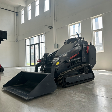 Fast Delivery! CE Certified Walk-Behind Crawler Wheel Diesel Stand-On Mini Loader with Bucket