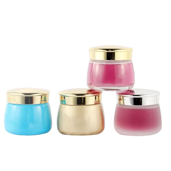 Latest New Design Luxury Face Glass Cream Jars