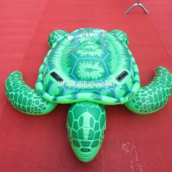 Custom PVC giant inflatable sea turtle,inflatable turtles float with two handles