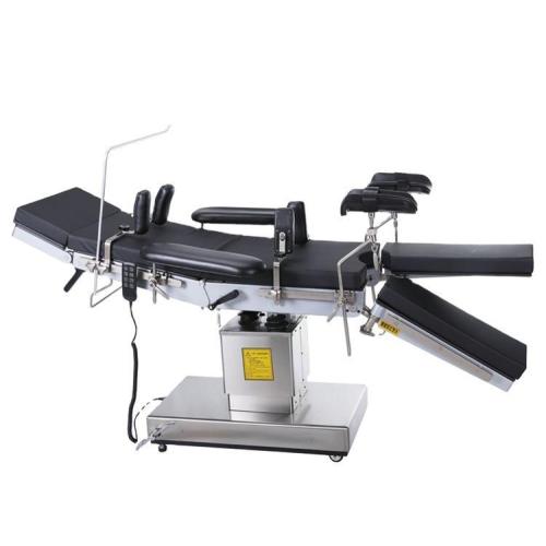 Black Hospital Electric Operating Bed Operating Table