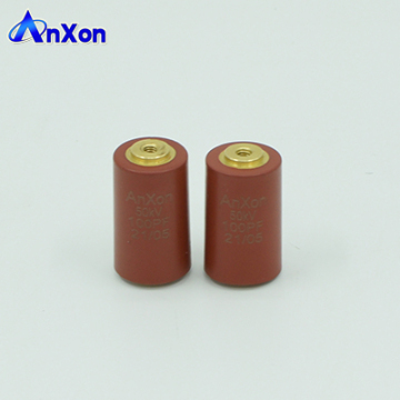 50KV 2200PF Red Color Disc Ceramic Capacitor AXCT8GD30222K5D1B: Specifications and Details