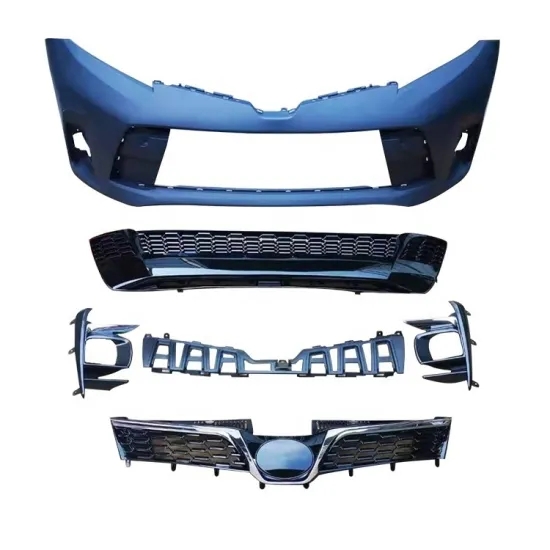 Low price car accessories front bumper grill Sport auto body kit For Toyota Sienna 2018