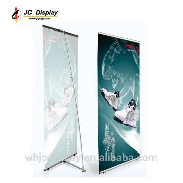 Best selling Aluminum retractable L banner stand in size