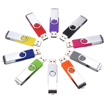 Custom USB 2.0 Pen Drive - 128MB to 128GB Swivel USB Flash Drive