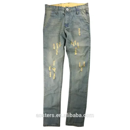 European casual straight slim fit jeans for men