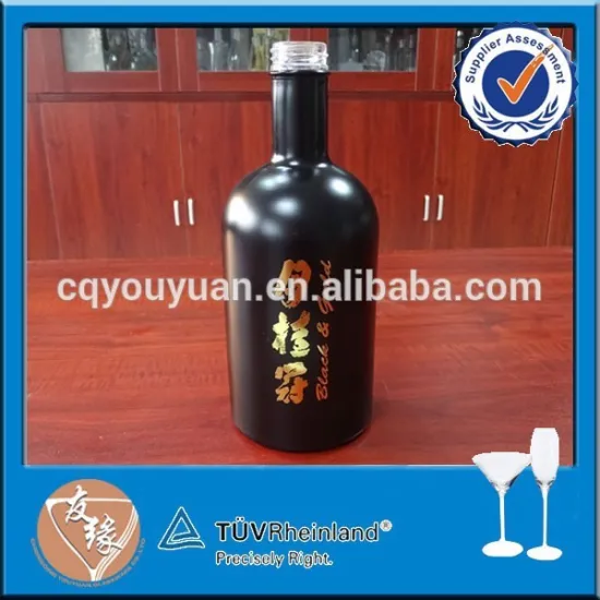 Japanese 75cl glass wine bottle /sake bottle